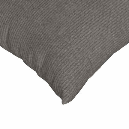 Sofakuddar 2 pcs Ljusgrå 60 x 40 cm Kordread tyg