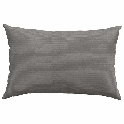 Sofakuddar 2 pcs Ljusgrå 60 x 40 cm Kordread tyg