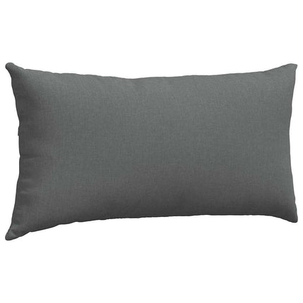 Sofakuddar 2 pcs Mörkgrå 80 x 40 cm tyg