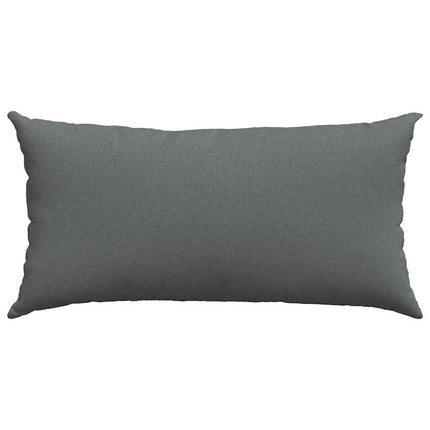 Sofakuddar 2 pcs Mörkgrå 80 x 40 cm tyg