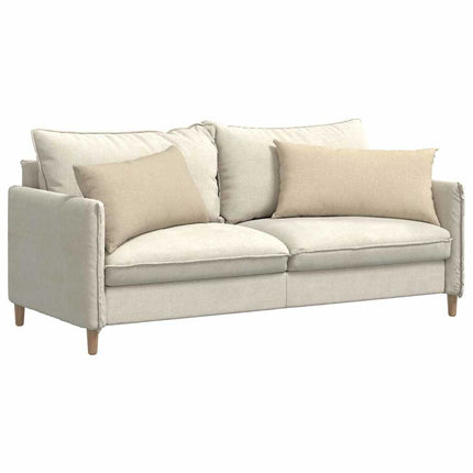 Sofakuddar 2 pcs Kräm 80 x 40 cm tyg