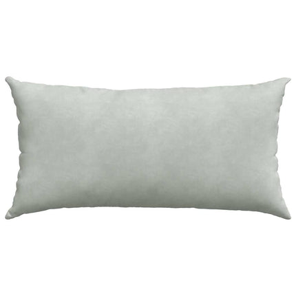 Sofakuddar 2 pcs Ljusgrå 80 x 40 cm Kordread tyg