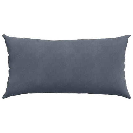 Sofakuddar 2 pcs Mörkgrå 80 x 40 cm Kordread tyg