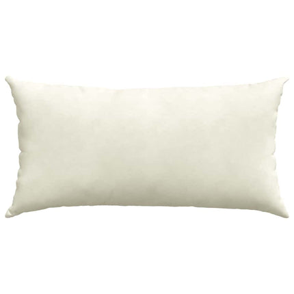 Sofakuddar 2 pcs Kräm 80 x 40 cm Kordread tyg