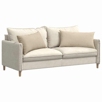 Sofakuddar 2 pcs Kräm 80 x 40 cm tyg