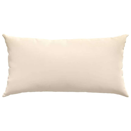 Sofakuddar 2 pcs Beige 80 x 40 cm tyg