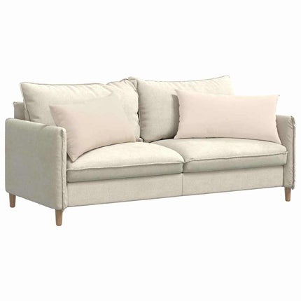 Sofakuddar 2 pcs Beige 80 x 40 cm tyg