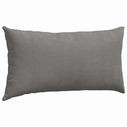 Sofakuddar 2 pcs Ljusgrå 80 x 40 cm Kordread tyg