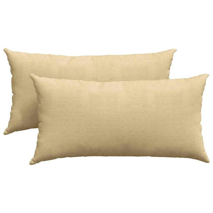 Sofakuddar 2 pcs Grågrön 80 x 40 cm Kordread tyg