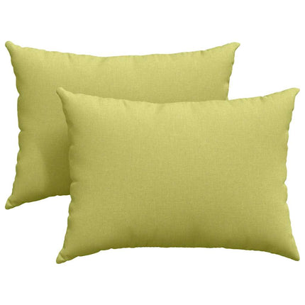 Sofakuddar 2 pcs Ljusgrön 70 x 50 cm tyg