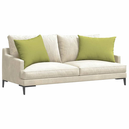 Sofakuddar 2 pcs Ljusgrön 70 x 50 cm tyg