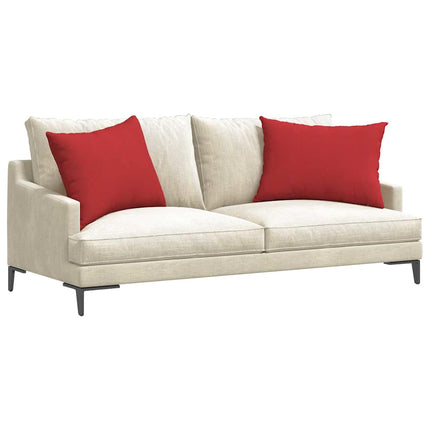 Sofakuddar 2 pcs Röd 70 x 50 cm tyg