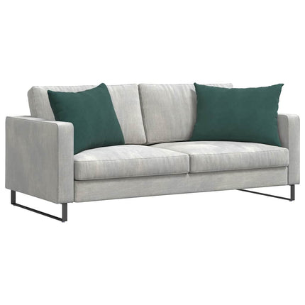 Sofakuddar 2 pcs Mörkgrön 70 x 50 cm Kordread tyg
