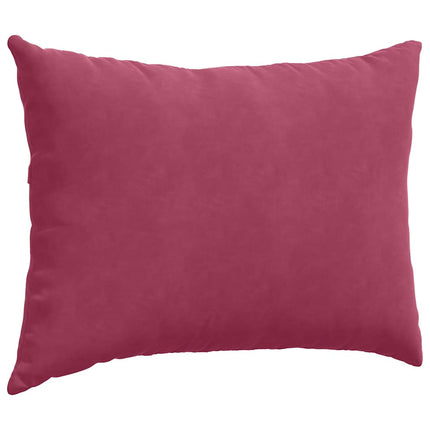 Sofakuddar 2 pcs Vinröd 70 x 50 cm Kordread tyg