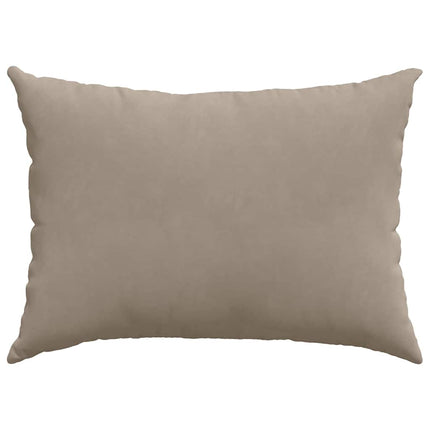 Sofakuddar 2 pcs Taupe 70 x 50 cm tyg