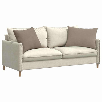 Sofakuddar 2 pcs Taupe 70 x 50 cm tyg