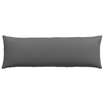 Sofakuddar 2 pcs Mörkgrå 120 x 40 cm tyg