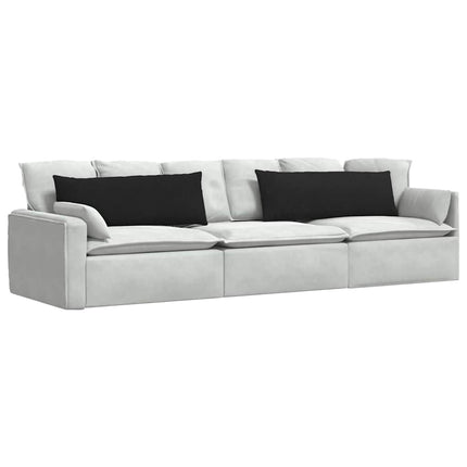 Sofakuddar 2 st tyg Svart 120 x 40 cm