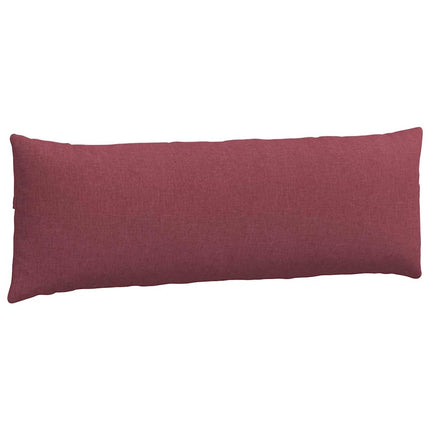 Sofakuddar 2 pcs Vinröd 120 x 40 cm tyg
