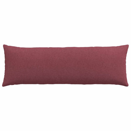 Sofakuddar 2 pcs Vinröd 120 x 40 cm tyg