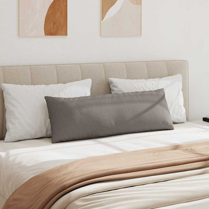 Sofakuddar 2 pcs Taupe 120 x 40 cm tyg