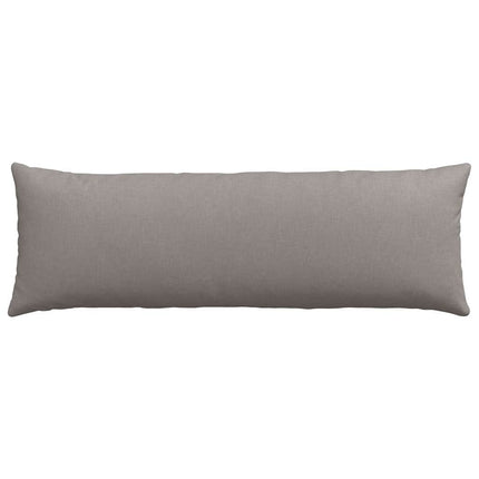 Sofakuddar 2 pcs Taupe 120 x 40 cm tyg