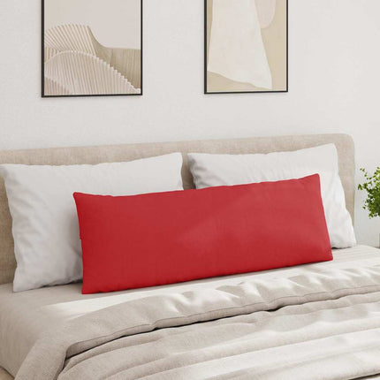 Sofakuddar 2 pcs Röd 120 x 40 cm tyg