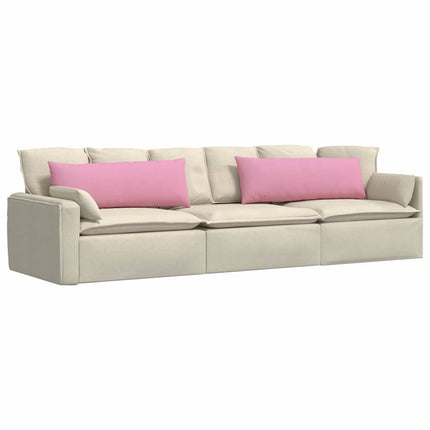 Sofakuddar 2 pcs Rosa 120 x 40 cm tyg