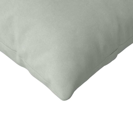 Sofakuddar 2 pcs Ljusgrå 120 x 40 cm Kordread tyg