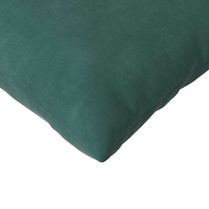 Sofakuddar 2 pcs Mörkgrön 120 x 40 cm Kordread tyg