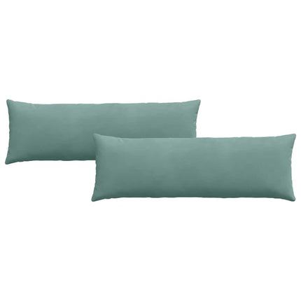 Sofakuddar 2 pcs Havgrön 120 x 40 cm Kordread tyg