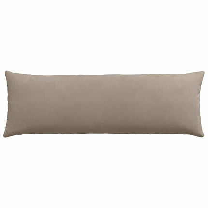 Sofakuddar 2 pcs Taupe 120 x 40 cm tyg