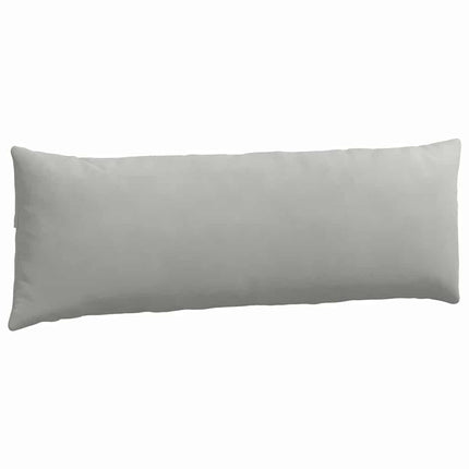 Sofakuddar 2 pcs Ljusgrå 120 x 40 cm tyg