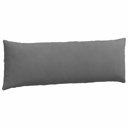 Sofakuddar 2 pcs Mörkgrå 120 x 40 cm tyg