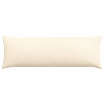 Sofakuddar 2 pcs Kräm 120 x 40 cm Kordread tyg