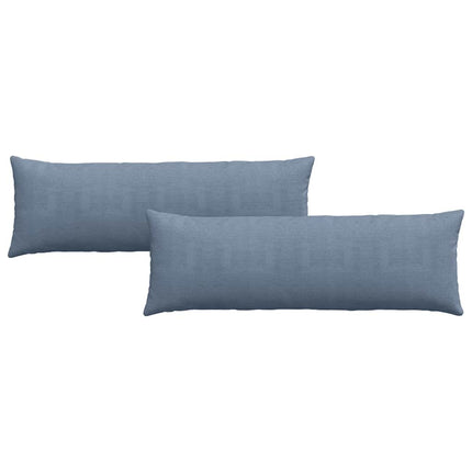 Sofakuddar 2 pcs Blå 120 x 40 cm Kordread tyg