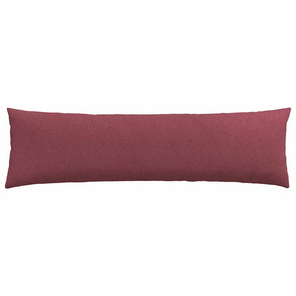 Sofakuddar 2 pcs Vinröd 145 x 40 cm tyg