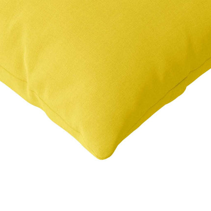 Sofakuddar 2 pcs Ljusgul 145 x 40 cm tyg