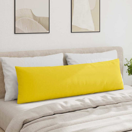 Sofakuddar 2 pcs Ljusgul 145 x 40 cm tyg