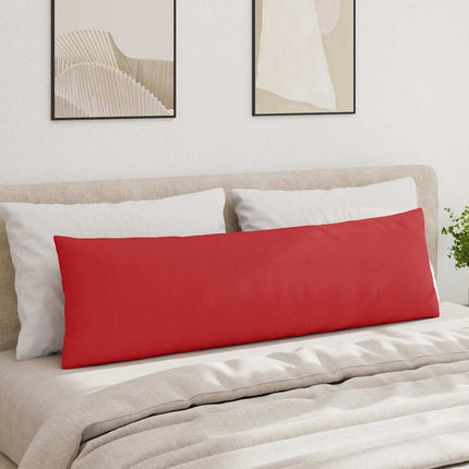 Sofakuddar 2 pcs Röd 145 x 40 cm tyg