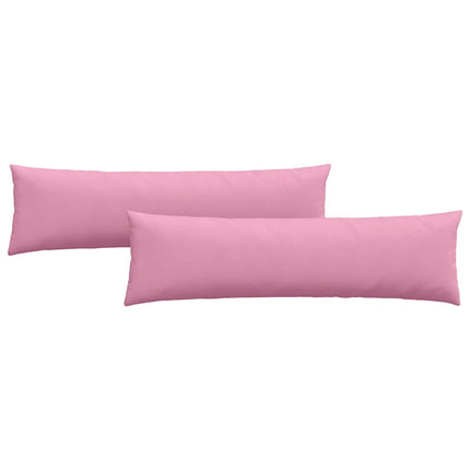Sofakuddar 2 st tyg Rosa 145 x 40 cm