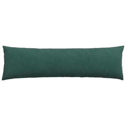 Sofakuddar 2 pcs Mörkgrön 145 x 40 cm Kordread tyg