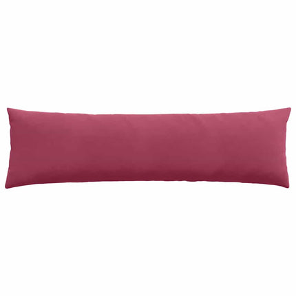 Sofakuddar 2 pcs Vinröd 145 x 40 cm Kordread tyg