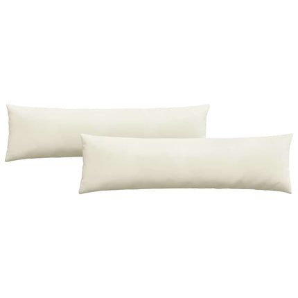 Sofakuddar 2 pcs Kräm 145 x 40 cm Kordread tyg