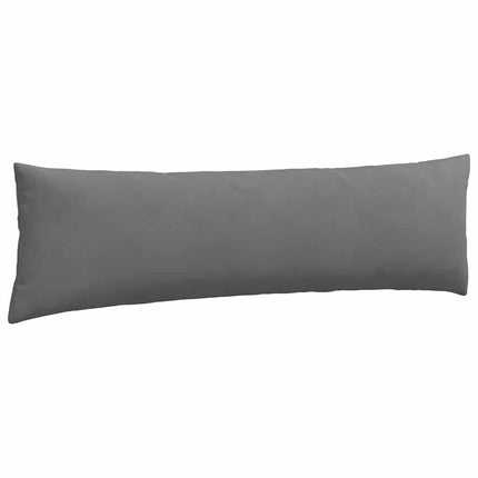 Sofakuddar 2 pcs Mörkgrå 145 x 40 cm tyg