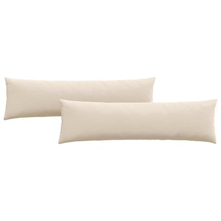 Sofakuddar 2 pcs Beige 145 x 40 cm tyg