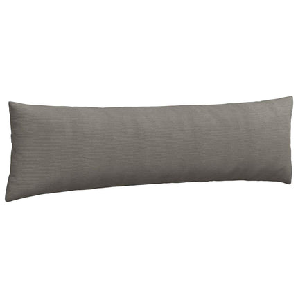 Sofakuddar 2 pcs Ljusgrå 145 x 40 cm Kordread tyg
