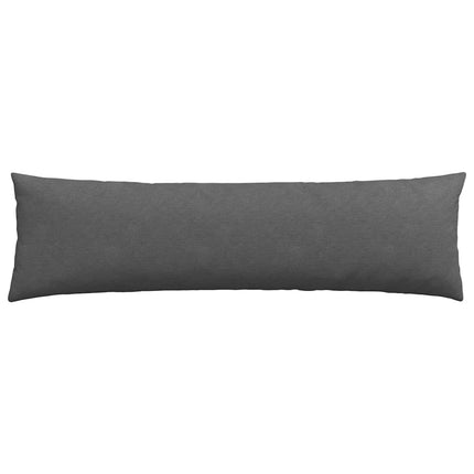 Sofakuddar 2 pcs Mörkgrå 145 x 40 cm Kordread tyg