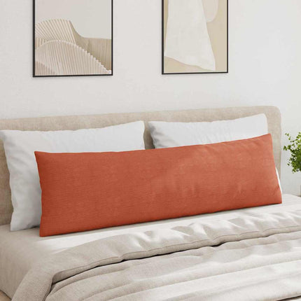 Sofakuddar 2 pcs Röd orange 145 x 40 cm Kordread tyg