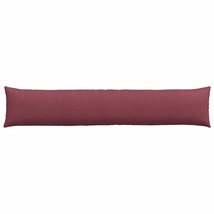 Sofakuddar 2 st tyg Vinröd 200 x 40 cm